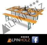 Mesas plegables y bancos plegables de madera Alpinholz en Facebook